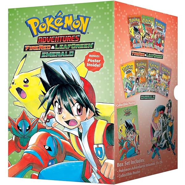 英語版 ポケモン アドベンチャーズ　BOX セット 1〜29 全巻 Pokémon Adventures Red & Blue Box Set: Set includes Vol. 1-7